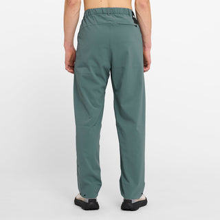 back view of ciele athletics CCPants unisex running pants from the Lifestyle Edition collection, in silver pine color, on a model