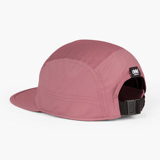 back view of the ciele athletics GOCap unisex running hat in deco rose color