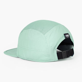 back view of the ciele athletics GOCap unisex running hat in dusty turquoise color