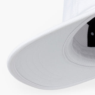 underbrim view of the ciele athletics GOCap unisex running hat in ghost color