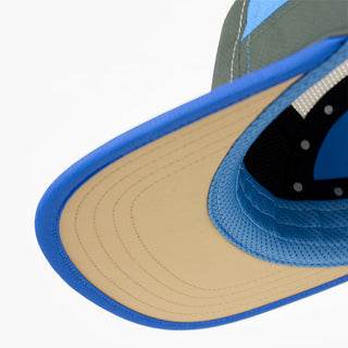 underbrim view of the ciele athletics GOCap unisex running hat in seaweed color