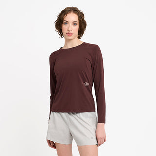 ciele athletics - DLYLongsleeve - Dark Wine Red - 2
