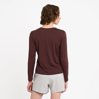 ciele athletics - DLYLongsleeve - Dark Wine Red - 3